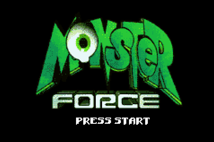 Monster Force Title Screen 